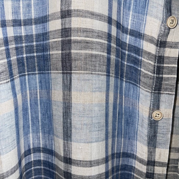 Long sleeve mens flannel collared button up shirt 👔 - Picture 2 of 4